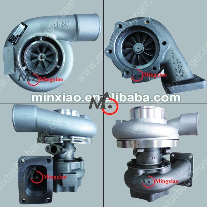  Turbocharger PC400-8 PC450-8 KTR90-332E KTE90-232E SA6D125E 6506-21-5010  6506-21-5020  