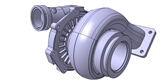 Turbocharger 28200-42610  GT1749S  4D56TCI  715924-0001